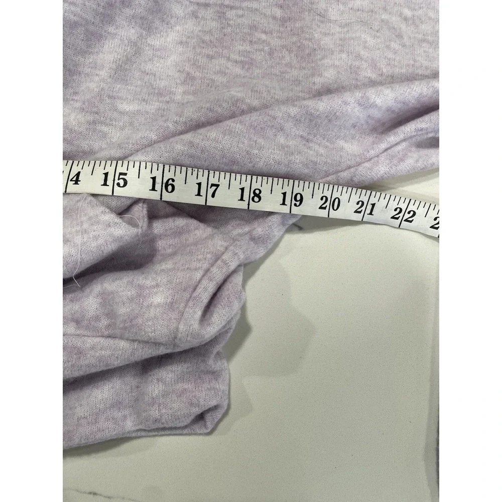 NWT Ann‎ Taylor Womens Sz M Wrap Sweater Cropped V-Neck Lilac SI47